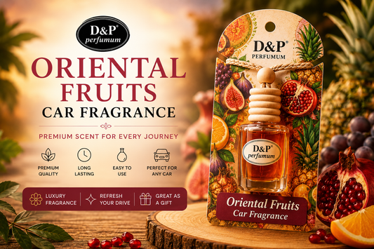 D&P Oriental Fruits Car Air Freshener – Premium Hanging Diffuser