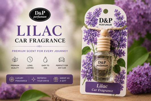 D&P Lilac Car Air Freshener – Premium Hanging Diffuser