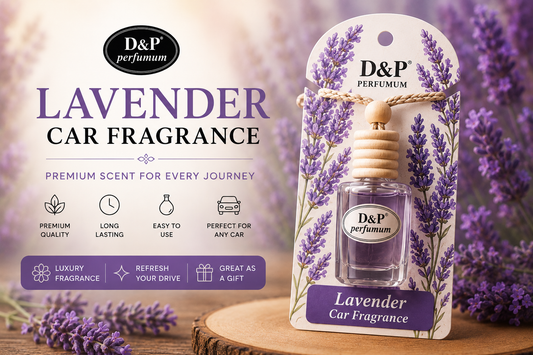 D&P Lavender Car Air Freshener – Premium Hanging Diffuser